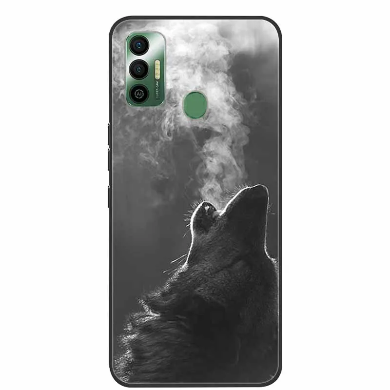 Coque arrière en silicone souple marbré pour Patch No Spark 7