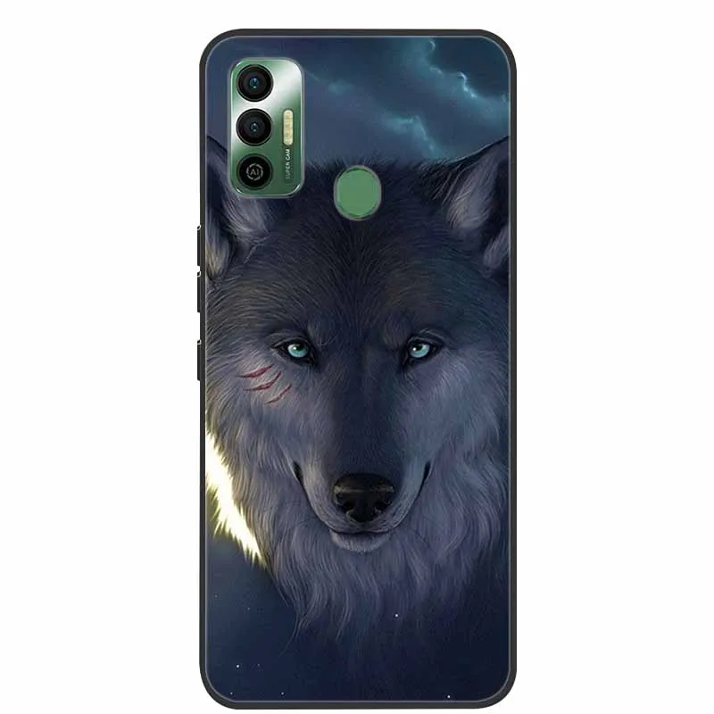 Coque arrière en silicone souple marbré pour Patch No Spark 7