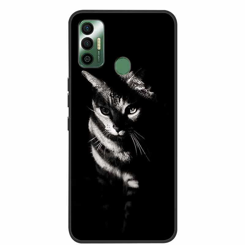 Coque arrière en silicone souple marbré pour Patch No Spark 7