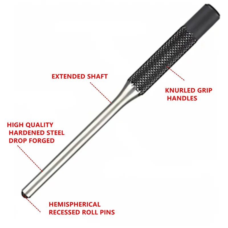 Ensemble de poinçons à tête ronde