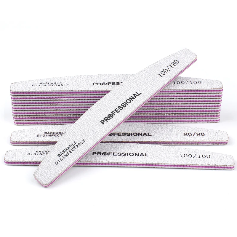 Tampon gris 100/180 grain incurvé