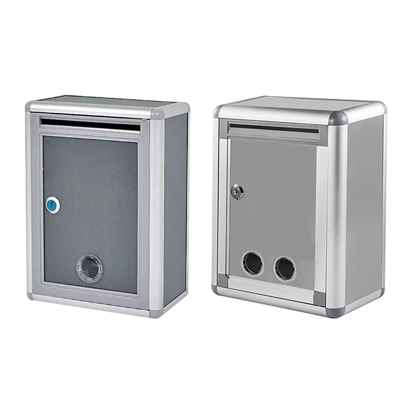 Locking Wall Mounted Mailbox Durable Metal Metal Post Box Collection Box Waterproof Weatherproof Outdoor Key Lock Mailbox Locking Wall Mounted Mailbox Durable Metal Metal Post Box Collection Box Waterproof Weatherproof Outdoor Key Lock Mailbox