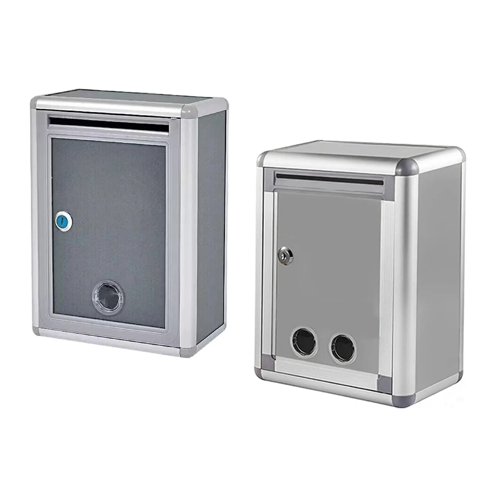 Locking Wall Mounted Mailbox Durable Metal Metal Post Box Collection Box Waterproof Weatherproof Outdoor Key Lock Mailbox Locking Wall Mounted Mailbox Durable Metal Metal Post Box Collection Box Waterproof Weatherproof Outdoor Key Lock Mailbox