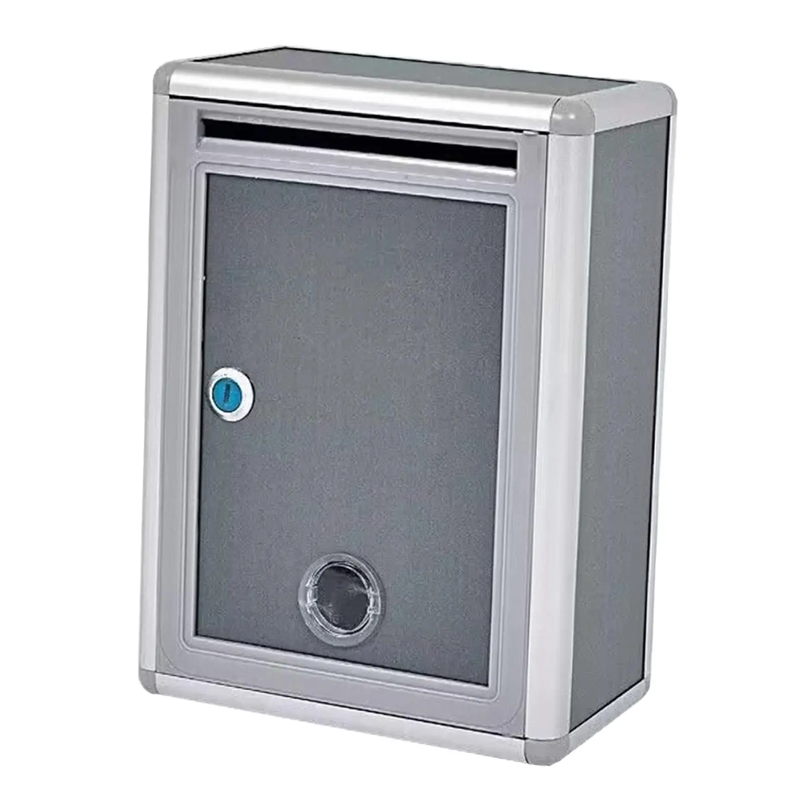 Locking Wall Mounted Mailbox Durable Metal Metal Post Box Collection Box Waterproof Weatherproof Outdoor Key Lock Mailbox Locking Wall Mounted Mailbox Durable Metal Metal Post Box Collection Box Waterproof Weatherproof Outdoor Key Lock Mailbox