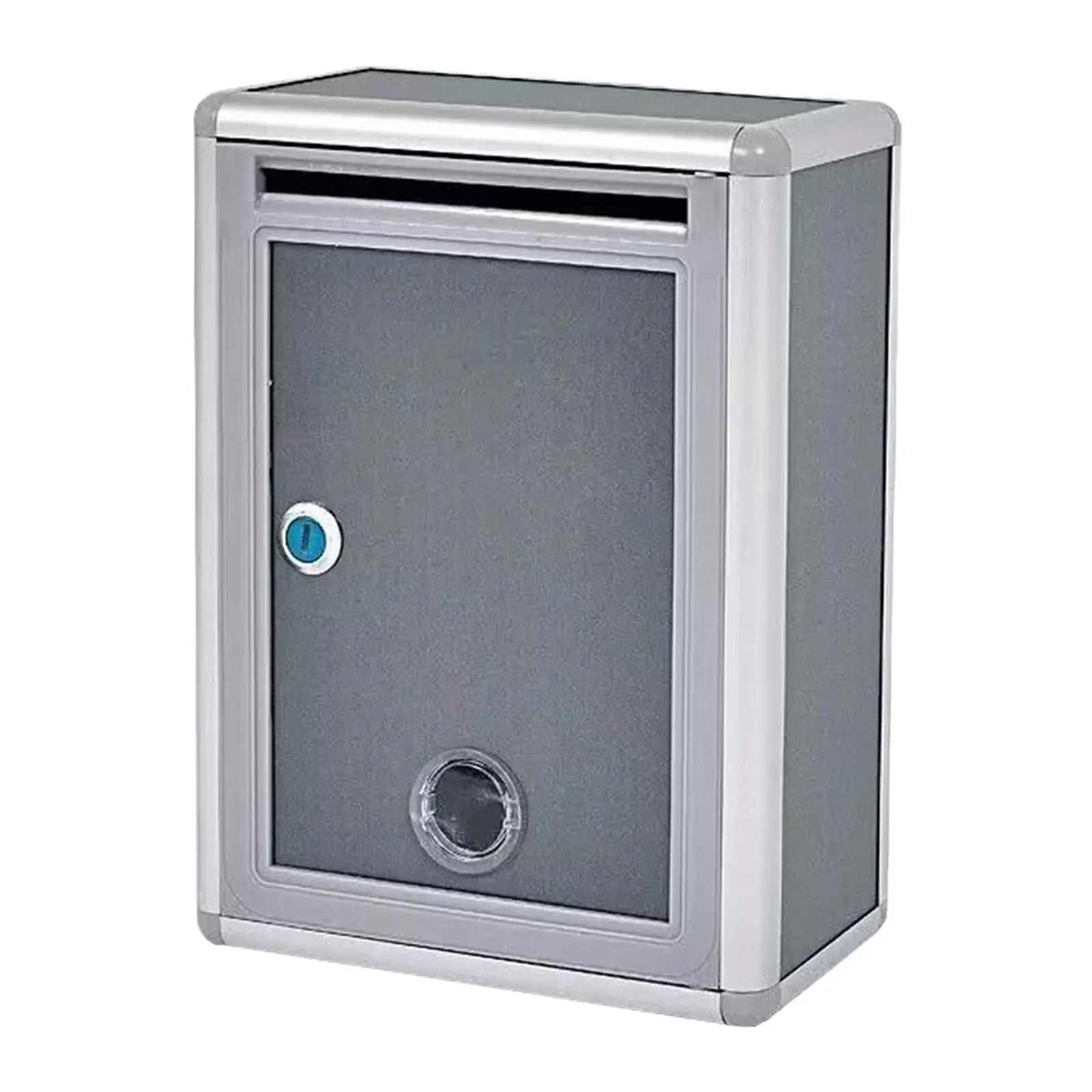 Locking Wall Mounted Mailbox Durable Metal Metal Post Box Collection Box Waterproof Weatherproof Outdoor Key Lock Mailbox Locking Wall Mounted Mailbox Durable Metal Metal Post Box Collection Box Waterproof Weatherproof Outdoor Key Lock Mailbox