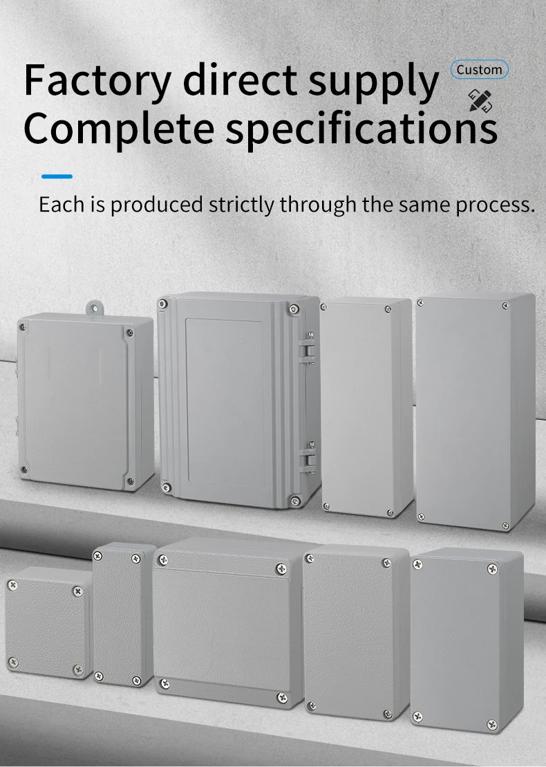 Boîtier électrique étanche IP65 en fonte d'aluminium