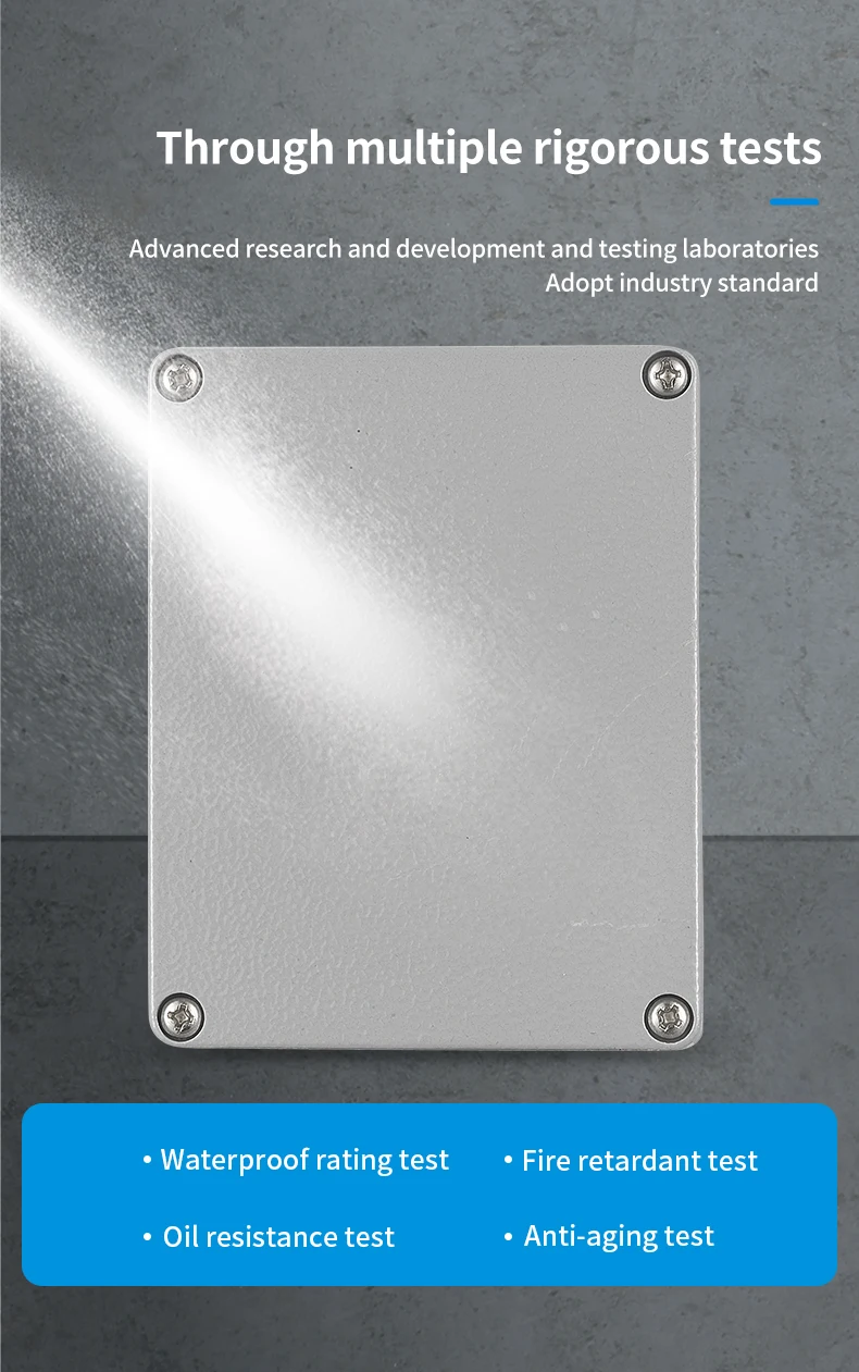 Boîtier électrique étanche IP65 en fonte d'aluminium