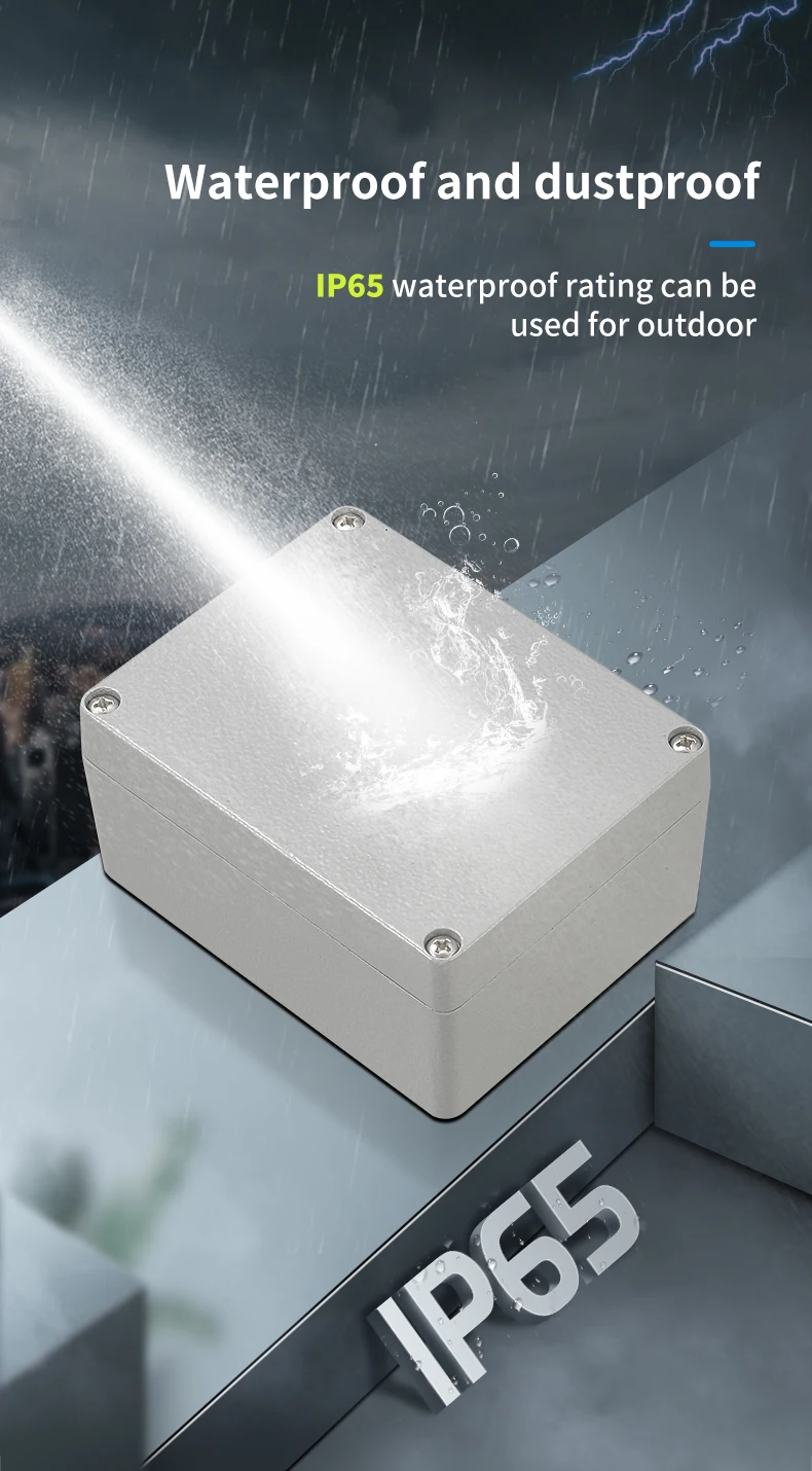 Boîtier électrique étanche IP65 en fonte d'aluminium