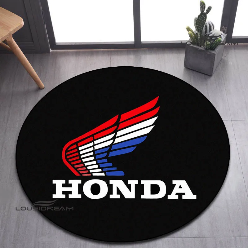 Tapis HRC-HONDA moto logo impression