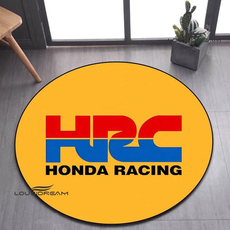 Tapis HRC-HONDA moto logo impression