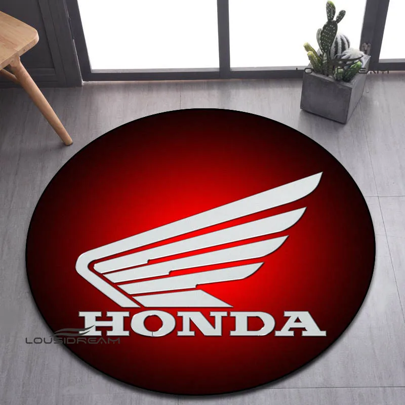 Tapis HRC-HONDA moto logo impression