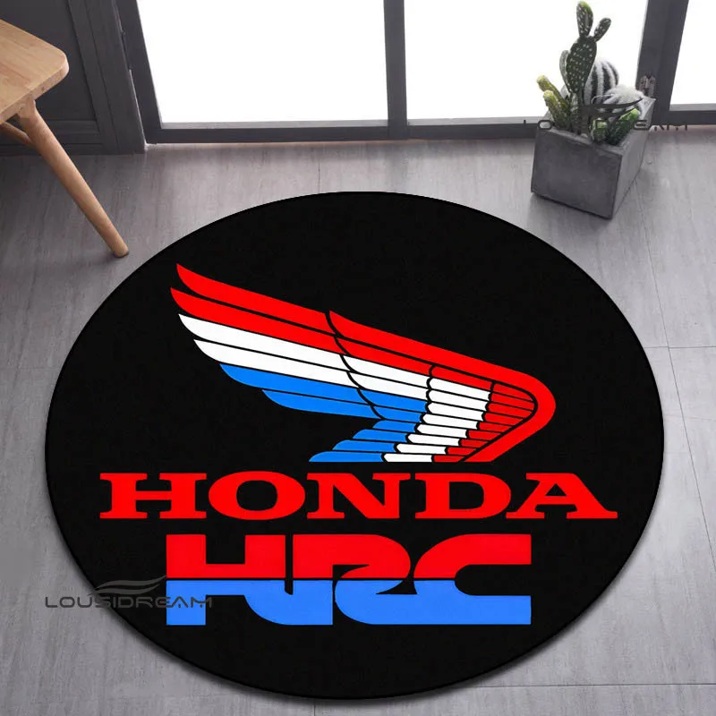 Tapis HRC-HONDA moto logo impression