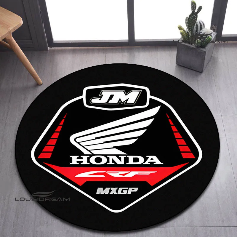 Tapis HRC-HONDA moto logo impression