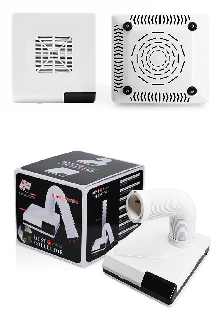 2018 New Vacuum MJ1001 60w Nail Dust Collector for nail art vacuum cleaner