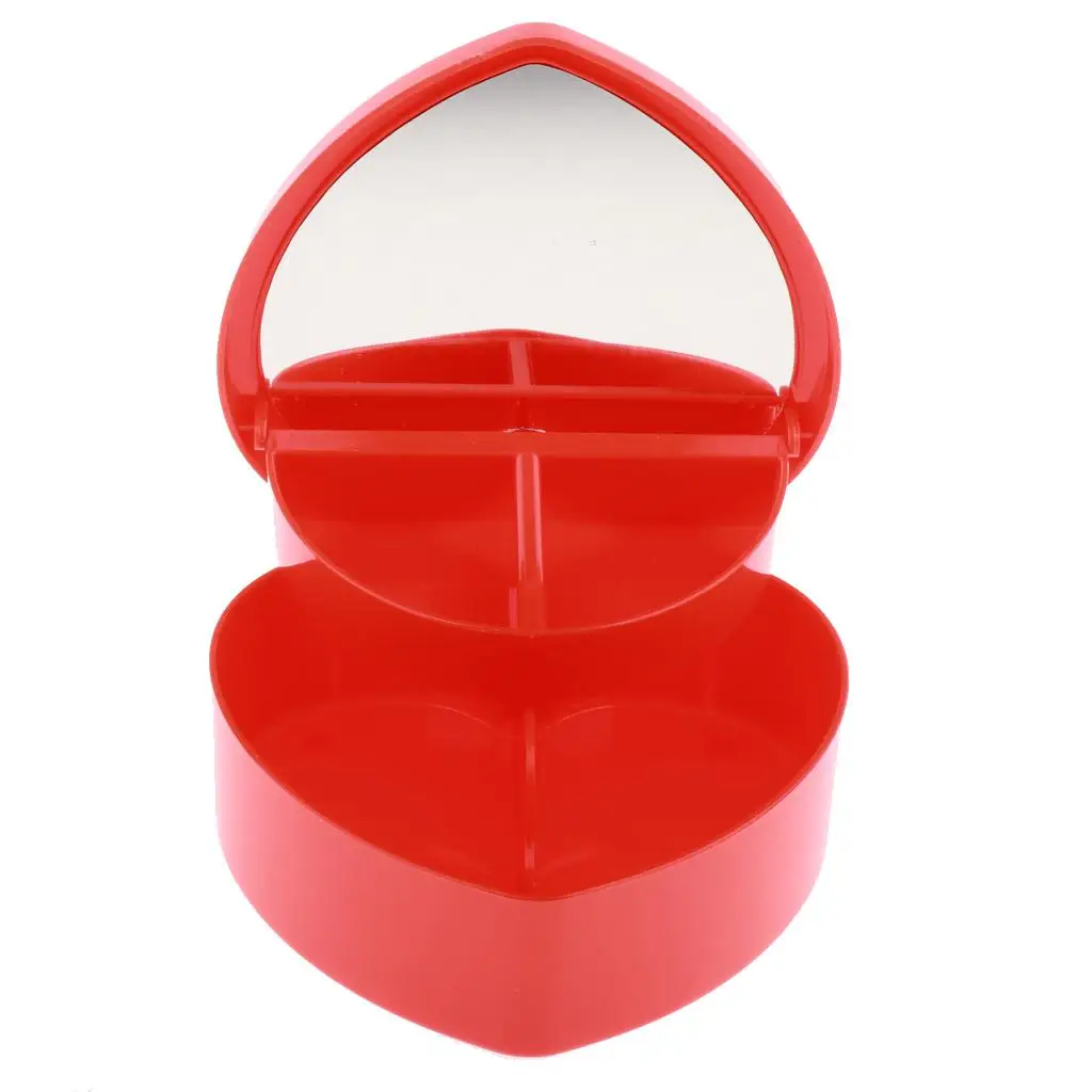 Heart Jewelry Box Storage Case for Children room of girls