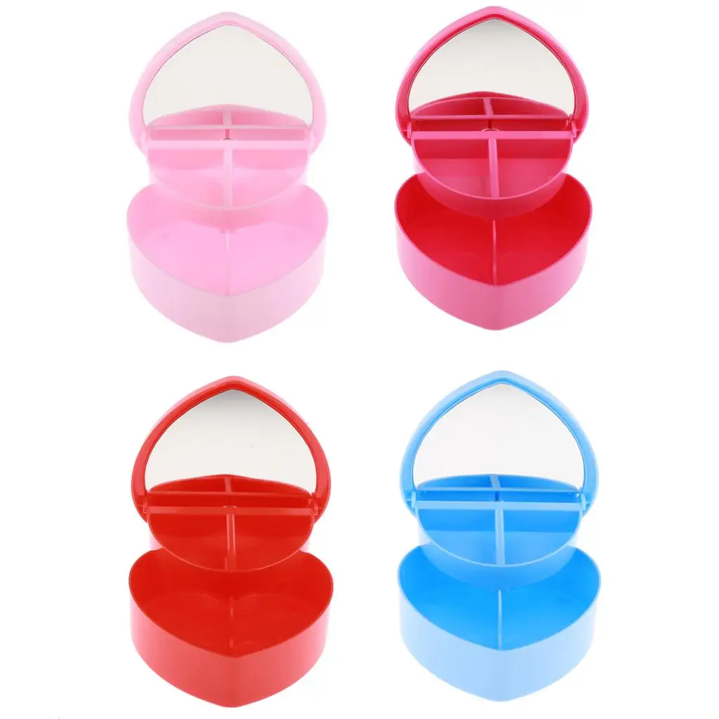 Heart Jewelry Box Storage Case for Children room of girls