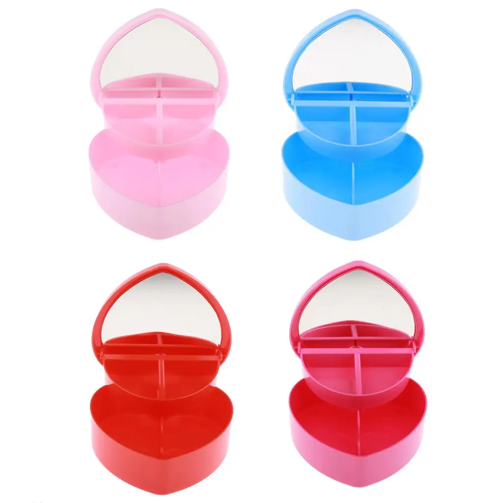 Heart Jewelry Box Storage Case for Children room of girls
