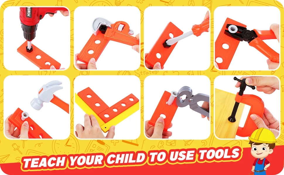 Kit d'outils de réparation pour enfants