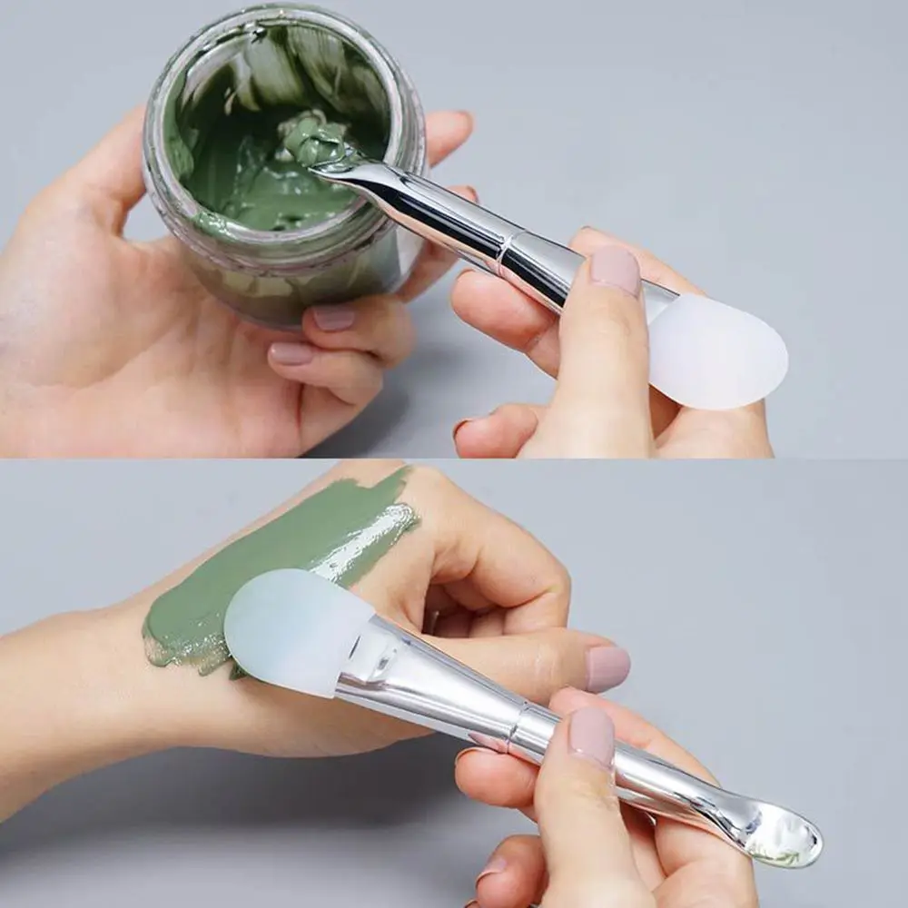 Brosse de masque en silicone à double tête