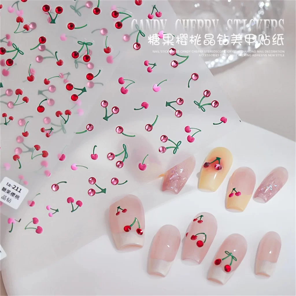 Manucure Rouge Cerise