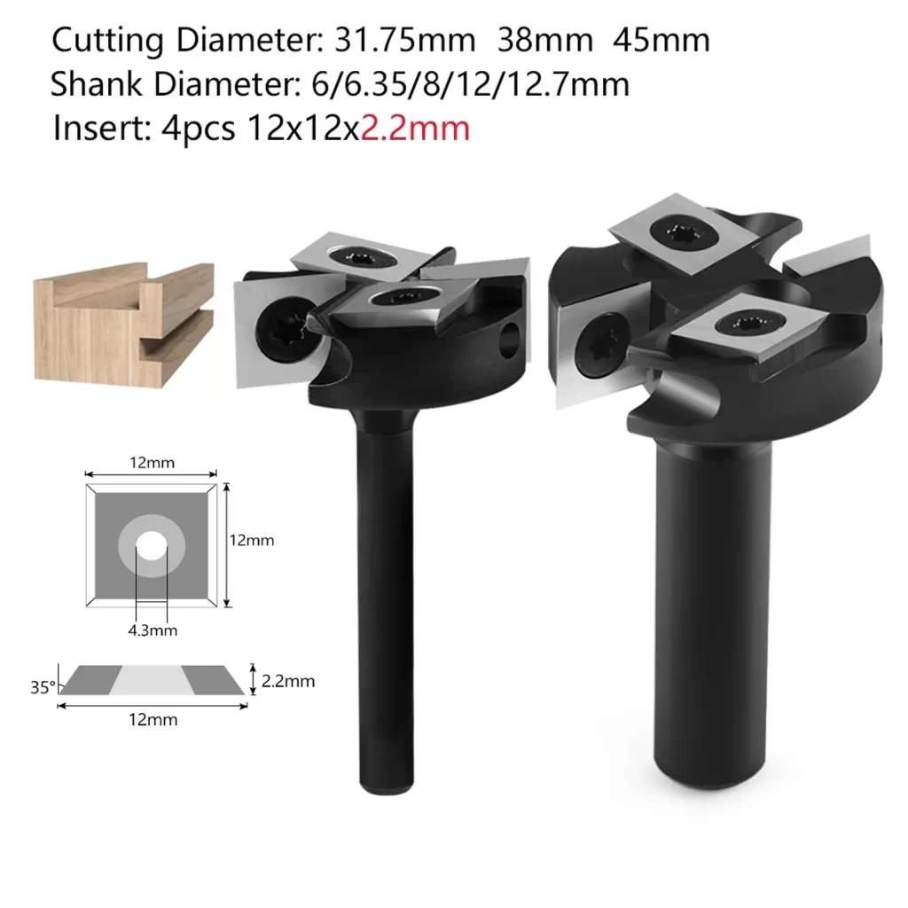 Coffret Fraise Défonceuse Queue 12 Mm