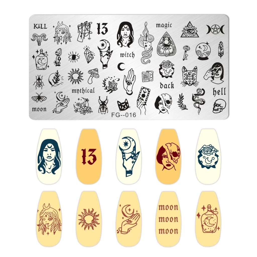 Plaque De Stamping Nail Art
