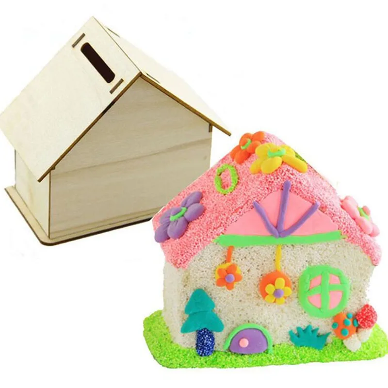 Tirelire en bois pour enfants